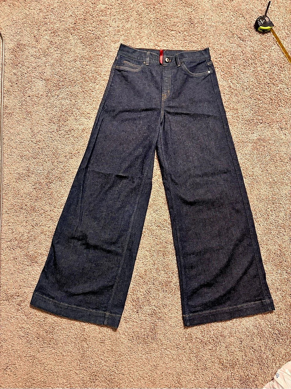 SPANX SPANXshape Authentic 360 Wide Leg Jeans Wide Leg Jeans Size Large